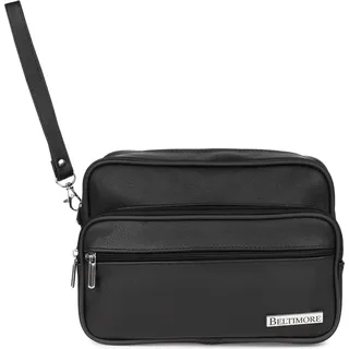 Herren Ledertasche, elegant, groß und praktisch - Schwarz