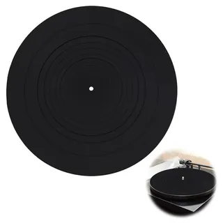 30cm Plattenspieler Matte, Antistatische rutschfeste Plattenspieler Matte, Record Platter Silikon Slipmat Plattenspieler Plattenmatte, Turntable Mat, Plattentellerauflage für 12'plattenteller