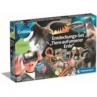 CLEMENTONI Galileo Lab Entdeckungs-Set „Tiere auf unserer Erde - Experimentierkasten & Spielzeug für Kinder ab 8 Jahren von Clementoni 59400
