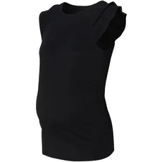 ESPRIT Maternity Damen Sleeveless T-Shirt, Deep Black-002, X-Small