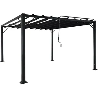 Mendler Pergola HWC-L40 3 x 3 m Grau