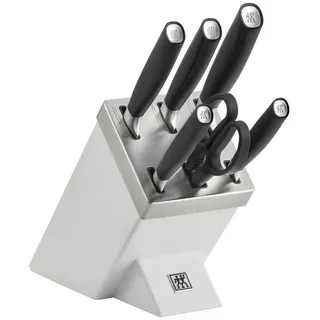 Zwilling All * Star Messerblockset mit KiS Technologie 7-tlg, silber, Weiß,