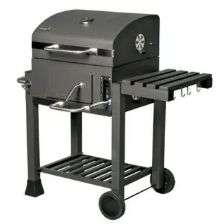 Mr. Gardener Holzkohlegrill Ottawa, Edelstahlrost, 47,5x41cm, 915085 - Schwarz