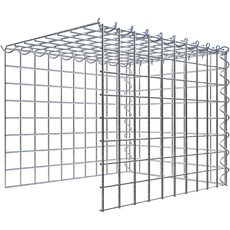 Bild Gabione, silbergrau, Maschenweite 5 cm x 5 cm,