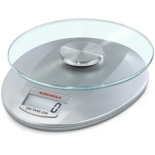 Soehnle Digitale Küchenwaage Roma Silver, bis 5 kg Tragkraft