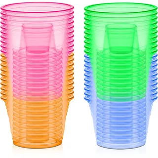 GOMETY 120 STK Bomb Shotglas aus Kunststoff, 100ml Jäger bomb Schnapsgläser mit Schnapsglas-Einsatz, Bomb Shot Becher, Transparente Kunststoffbecher, Einweg-Schnapsgläser für alle Veranstaltungen