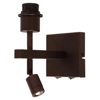Wandleuchte - braun - Stang - metall - bettlampe - LED_E27 - 2995CA - Steinhauer - Braun