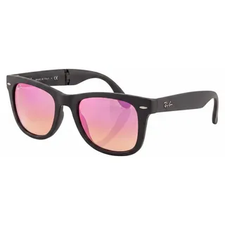 Ray Ban Wayfarer Faltbare Sonnenbrille für Damen und Herren RB4105601S4T50 - Schwarz