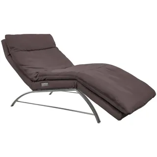 Chilliano Relaxliege , Dunkelbraun , Leder , Echtleder , Longlife-Leder, Vintage-Leder , 95x91x170 cm , Typenauswahl, Fußauswahl, Lederauswahl, Stoffauswahl, Relaxfunktion, Liegefunktion, Rücken echt , Wohnzimmer, Sessel, Relaxliegen