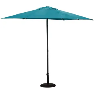Hesperide gerader sonnenschirm "soya" blau ente d2,7m aus stahl – Hespéride – Blau