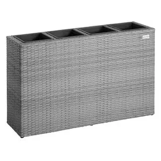 CASARIA Pflanzkasten 95 x 27 x 60 cm Grau