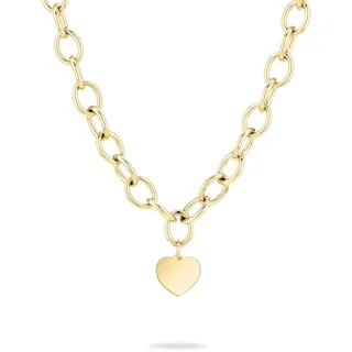 Liebeskind Berlin Kette mit Anhänger My Heart Herz gold/Edelstahl