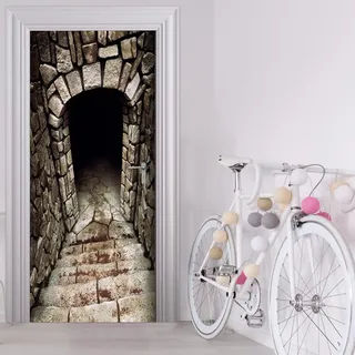 Türtapete selbstklebend TürPoster - VERLIES - 3D