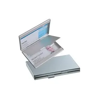 SIGEL Visitenkartenetui silber, für bis zu 30 Visitenkarten