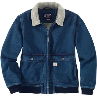 Carhartt Denim-Sherpa, Jeansjacke Damen - Blau (H87) - S