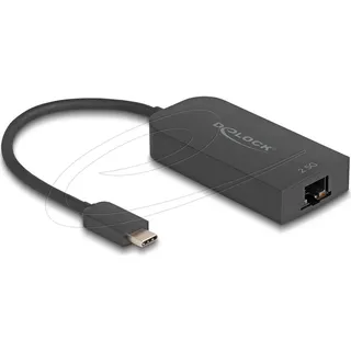 DeLock USB Type-CTM Adapter zu 2,5 Gigabit LAN 66046 - Schwarz