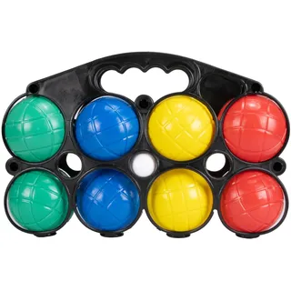 Boccia Kugeln Spiel für Kinder und Erwachsene mit 8 Kugeln und Tragenetz Strand Garten Camping - 3014