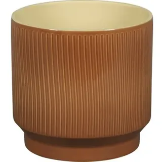 Blumentopf Passion for Pottery Steinzeug Ø 17 cm 17 x 17 x 15,2 cm orange