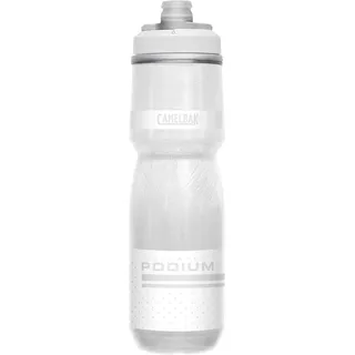 CamelBak PODIUM CHILL 24oz Fahrrad Trinkflasche – doppelwandige Isolierung – optimierte Käfigpassform – leicht zu reinigen – hoher Durchfluss – Reflective Ghost, Größe: OS