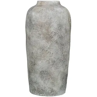 Bodenvase aus Keramik, Weiß, rustikal, 21 x 21 x 43 cm