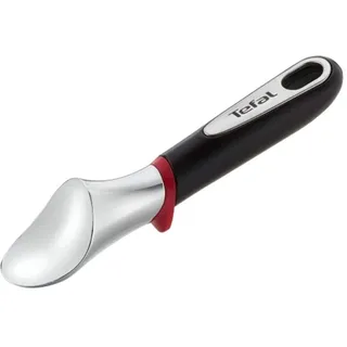 Tefal Ingenio K20722 Eisportionierer | Ideal zum einfachen Portionieren von Eiscreme | Kunststoff | Schwarz/Rot | Öse zum Aufhängen | Spülmaschinenfest, 25.5 x 4.7 x 5.5 cm