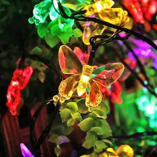 salcar Lichterkette Kunststoff 5 m inkl. LED mehrfarbig
