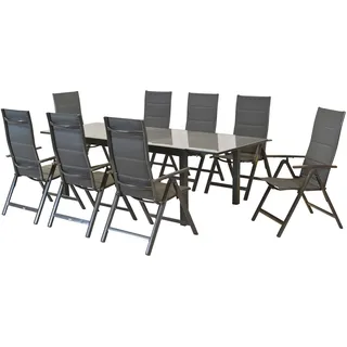 Merxx Taviano Set 9-tlg. Anthrazit