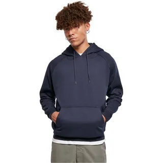Urban Classics Herren Blank Hoody – Locker Geschnittener Kapuzenpullover mit Kängurutasche und Verstellbarer Kapuze für Freizeit Alltag Sport und Streetwear,Midnightnavy,5XL