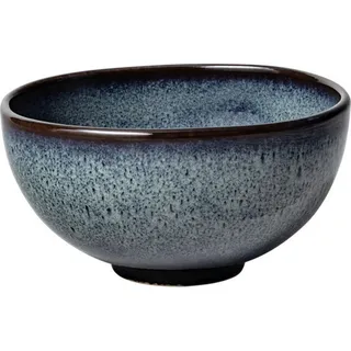 like.Villeroy & Boch Suppenschale , Blau, Grau , Keramik , rund , 6.5 cm , robust , Geschirr, Teller, Suppenteller