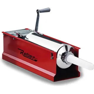 REBER 8950 N, Rot, - manueller Wurstfüller 5 Kg - 2 Geschwindigkeiten