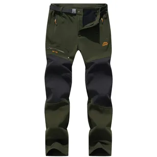 BenBoy Herren Wanderhose Wasserdicht Softshellhose Skihose Outdoorhose | Winddicht Warm Gefüttert Snowboardhose Winter Trekkinghose