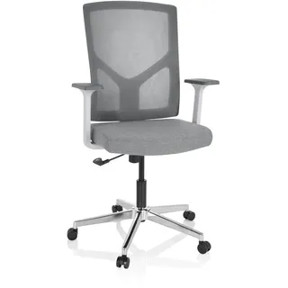 HJH Office Breton Base W Stoff Grau