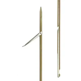 Picasso Gold Spring Steel Round Notch Fin 6.5 Mm Einflossen-speerschaft - Golden - 140 cm