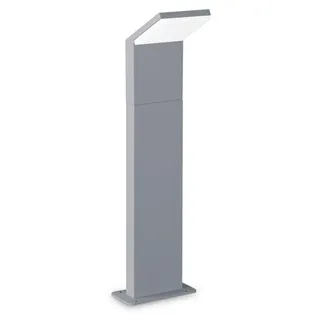 Ideal Lux 322544 OUTDOOR STYLE LED-Stehleuchte/Mastleuchte für den Außenbereich, H 500 mm, 9 W, 1100/850 lm, 4000 K, IP54, grau - Grau