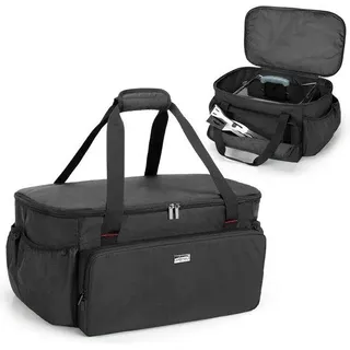 Grill Abdeckung für Gas- und Holzkohlegrill, Premium, schwarz, groß
