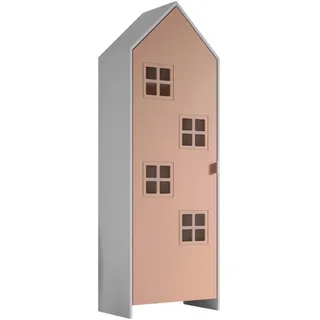 Vipack Kinderkleiderschrank Casami 57,6 x 171,3 x 37 cm MDF lackiert rosa
