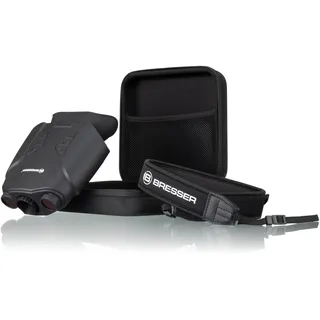 Bresser digitales Nachtsichtgerät Binokular 3X Nightlux 200 Pro mit digitalem Zoom (2-Fach), Infrarotbeleuchtung, großem Display, Foto- und Video-Funktion