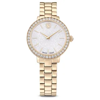 Swarovski Damenuhr Matrix 3 Link Goldfarben 5715026 - Silber