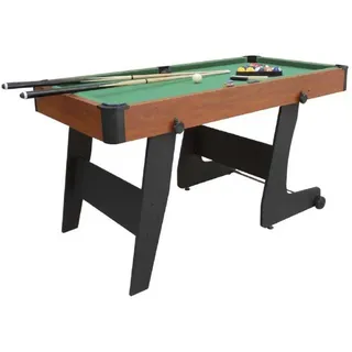Devessport Klappbarer Billardtisch - Brown - One Size