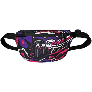 Jako Malle Bauchtasche & Weiß/Pink/Lila/Schwarz One Size - Stylische Gürteltasche für Handy, Geldbeutel & kleine Accessoires, 100% Polyester