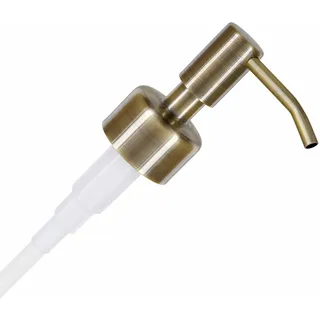 ALTGLAS Seifenspender Pumpkopf Budapest - Edelstahl Pumpaufsatz mit 28mm Gewinde als Ersatz Pumpe und Upcycling Seifen Spender zu Bauen mit Jacky Flaschen (Vintage Bronze)