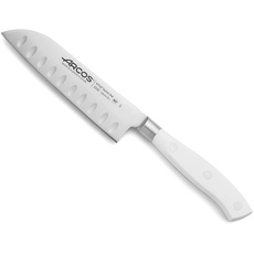 Arcos 233224 Serie Riviera Blanc - Santoku MesserMesserAsiatischerArt-KlingeausNitrumgeschmiedetemEdelstahl140mm(5.11inches)-HandGriffPolyoxymethylen(POM)FarbeWeiße