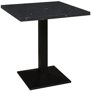 Mäusbacher Bistrotisch 70 x 70 x 75 cm Schwarz