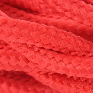 Seidentextilkabel, verdrillt – 3 m – Rot
