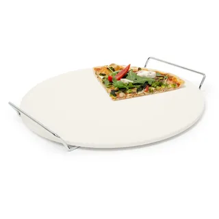 Relaxdays Pizzastein Set 3,5 cm