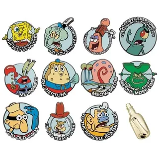 FaNaTtik - SpongeBob SquarePants Mystery Pins CDU - Pin / Button