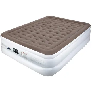 ETEKCITY Unisex-Adult EAM-ET2 Luftmatratze Luftbett für 1 Person, aufblasbares Bett Matratze mit Tragetasche für Outdoor Camping, 203 x 152 x 46cm, Weiß, Einzelbett