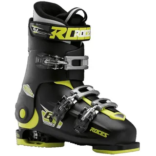 ROCES Idea Free Kinder Skischuhe Schwarz/Lime 22,5