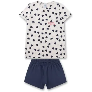 Sanetta "Pyjama", Jungen, Gr. 152, blau (blau, beige), Obermaterial: 100% Baumwolle CO., Homewear-Sets Schlafanzug