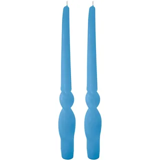 Cereria Di Giorgio Spirale Voluta Höhe 30 cm blau